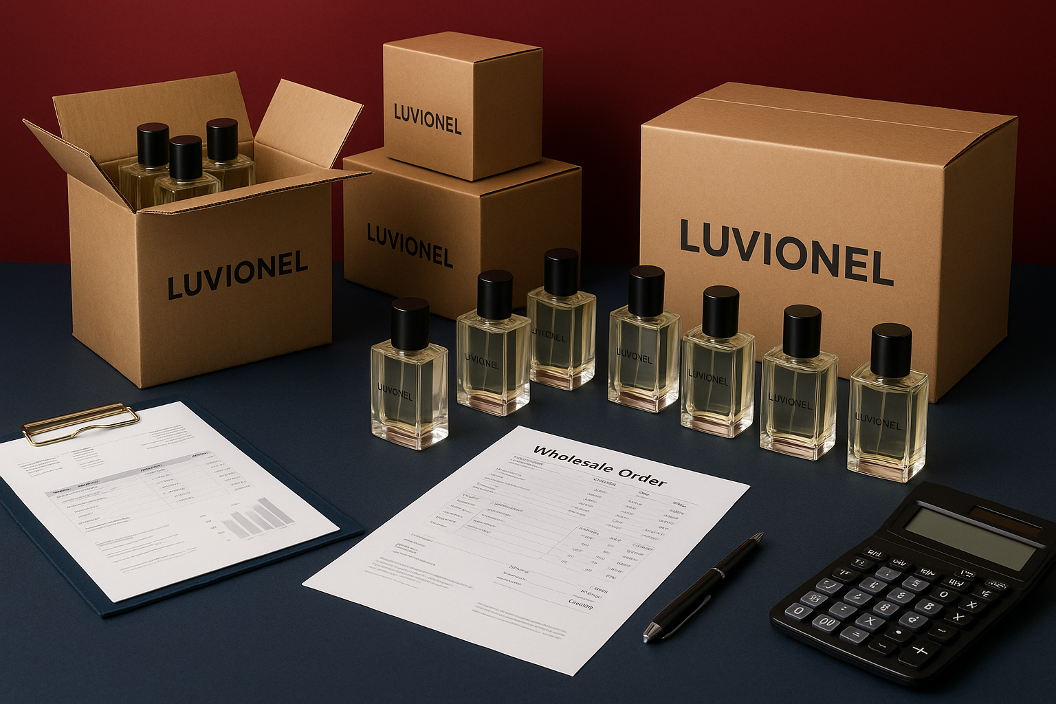 Pedidos empresariales mayoristas LUVIONEL